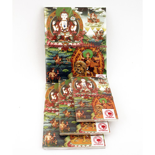 Bcherset, 4 Stck mit Avalokiteshwara/Durga